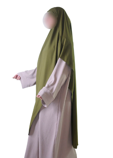 Khimar maxi long soie de médine arrondis
