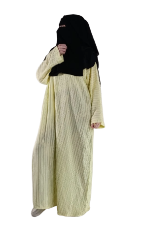 Abaya Jaune Poussin