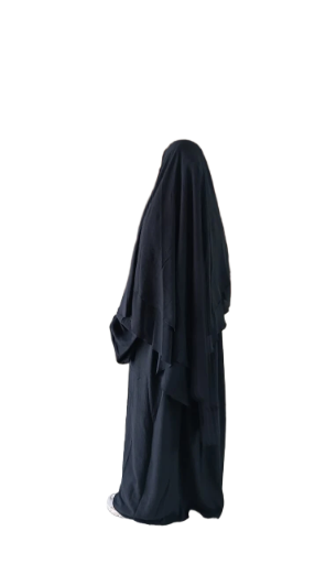Ensemble Abaya Jazz Premium & Double Khimar