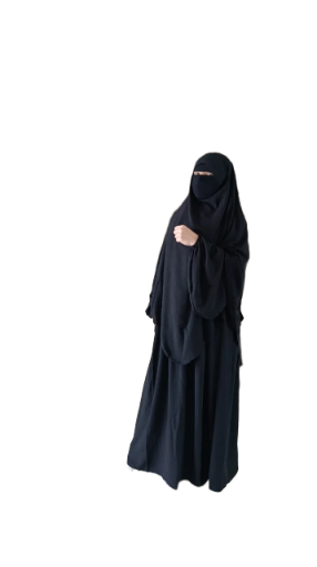 Ensemble Abaya Jazz Premium & Double Khimar