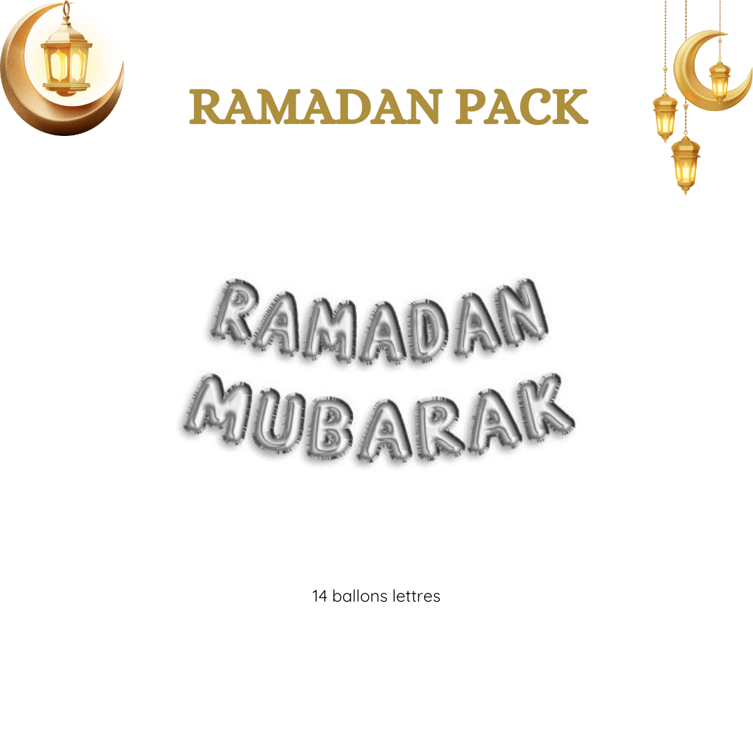 Pack de décoration RAMADAN MUBARAK