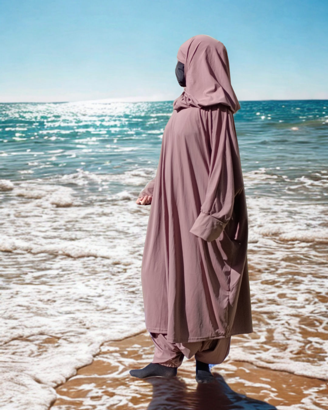 Jilbeb de bain 2 pièce burkini