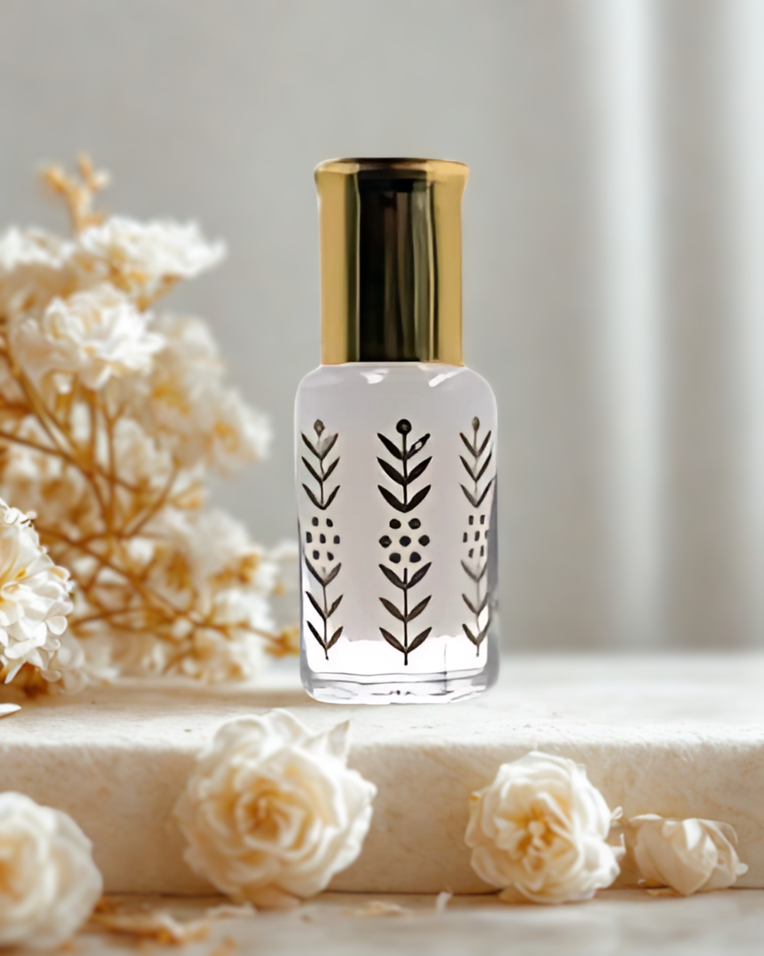 🤍 Musc Tahara 3ml – Parfum sans alcool pour femme | Fraîcheur pure et féminité délicate