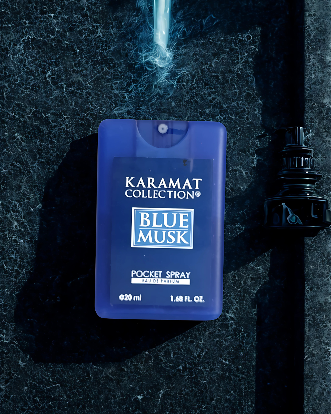 💙 Parfum Homme Blue Musk 20ml – Spray de poche sans alcool | Fraîcheur musquée élégante et masculine