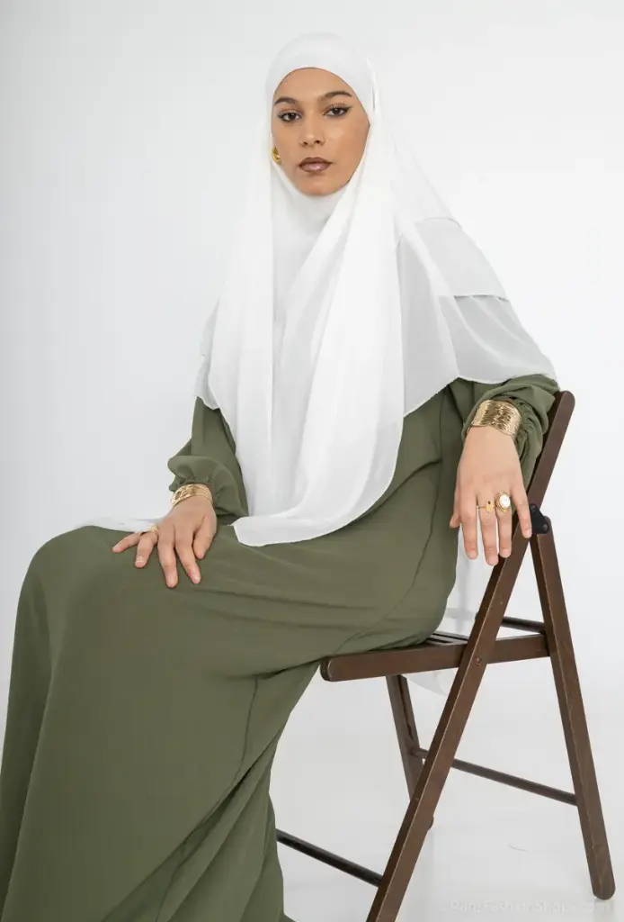 Abaya Ballon - Tissus Jazz - Ref IO