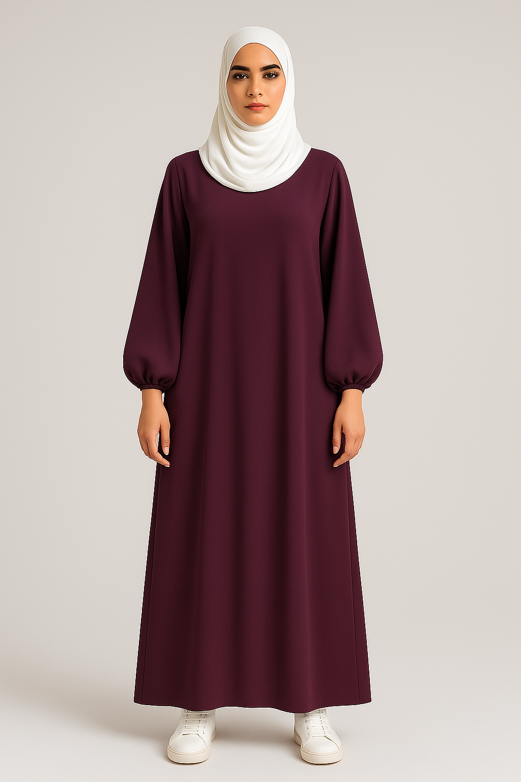 Abaya Ballon - Tissus Jazz - Ref IO