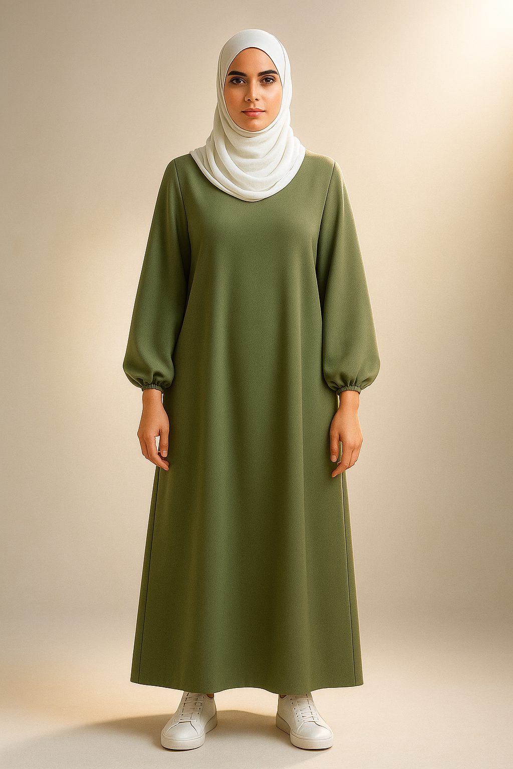 Abaya Ballon - Tissus Jazz - Ref IO