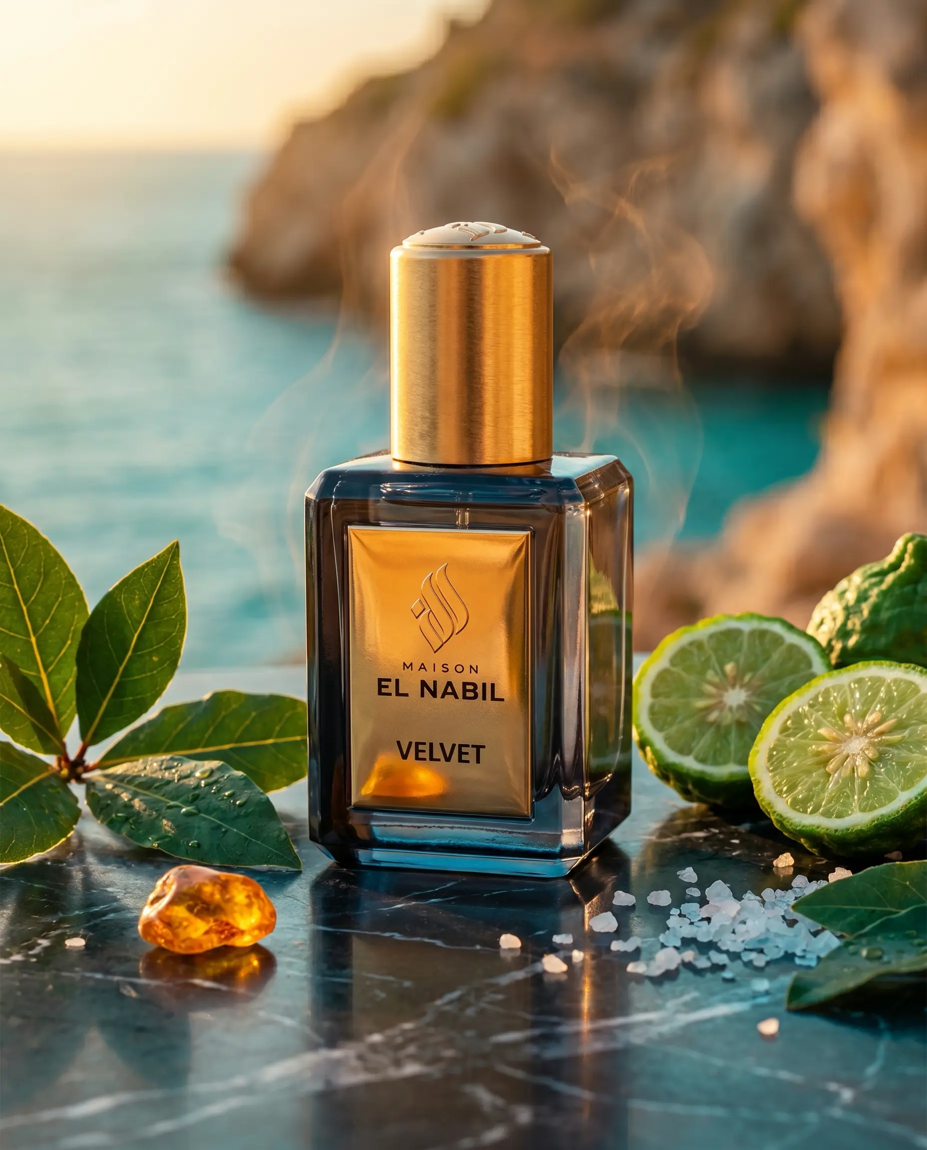 Parfum Musc Velvet El Nabil Homme, Roll-On 5ml Sans Alcool