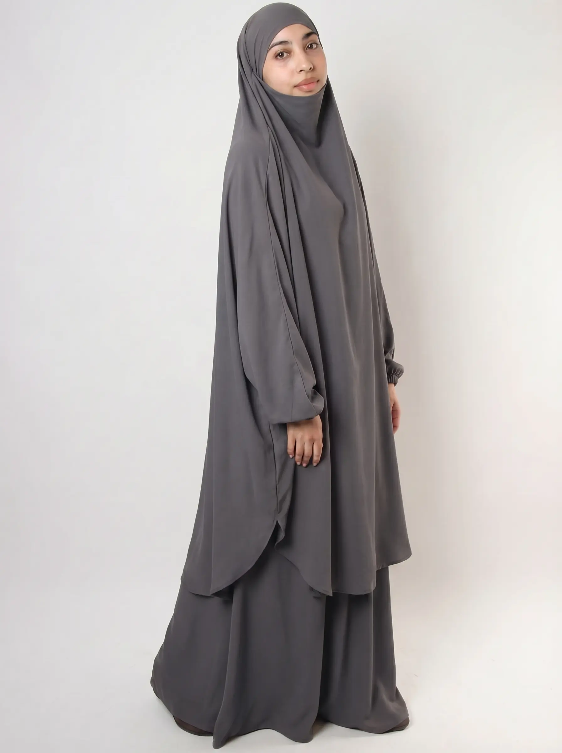 Jilbeb Femme Deux Pièces Jupe — Soie de Médine | Coupe Couvrante & Légère