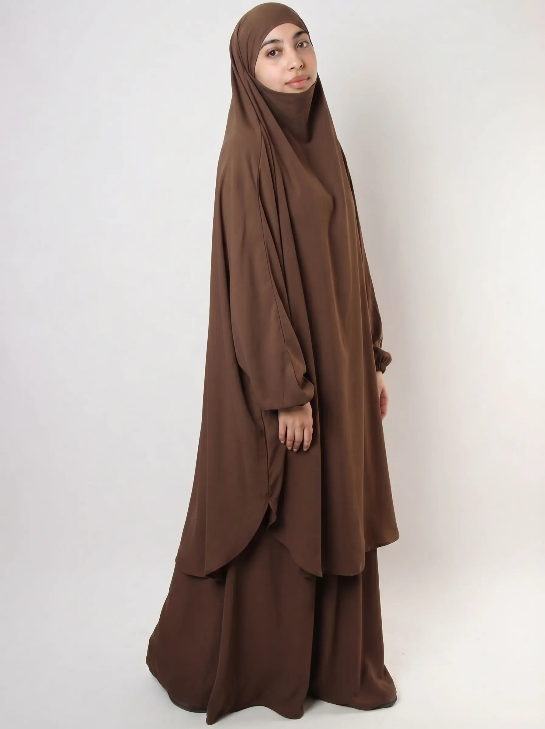 Jilbeb Femme Deux Pièces Jupe — Soie de Médine | Coupe Couvrante & Légère