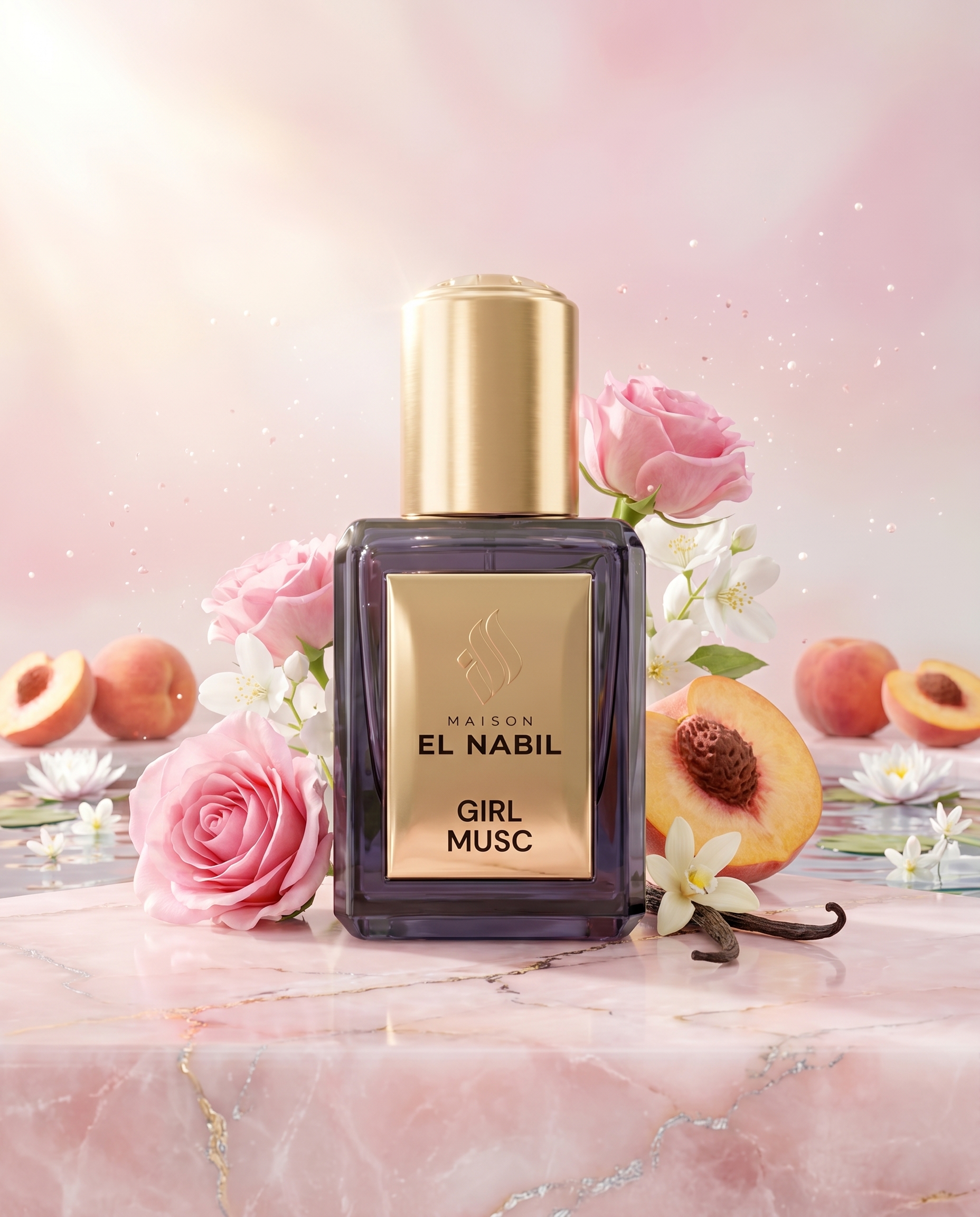 Parfum Musc Girl El Nabil Femme, Roll-On 5ml Sans Alcool
