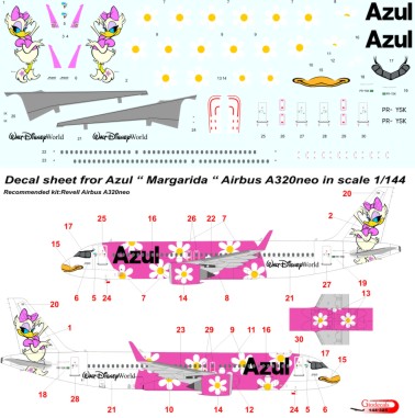 Azul Airlines " margarida " Airbus A320neo