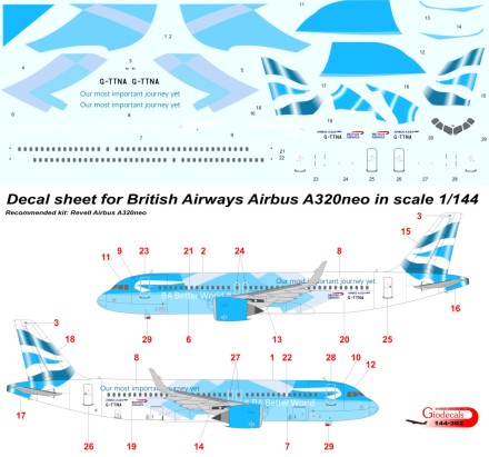 British Airways Airbus A320neo " BA better world "