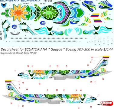  Ecuatoriana Boeing 707-300 "Guayas"