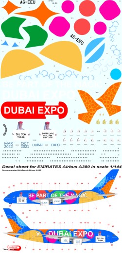  Emirates Airbus A380 " Expo 21/22 "