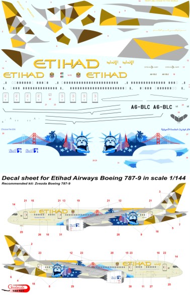  Etihad Airways Boeing 787-9