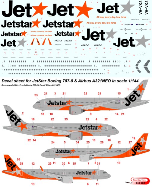 Jetstar Boeing 787-8 & Airbus A321neo