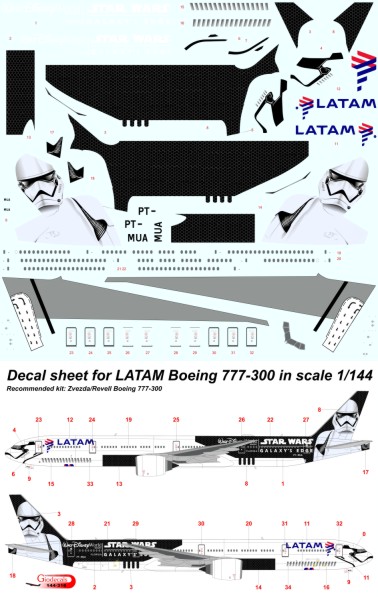 LATAM Boeing 777-300 " Star Wars "