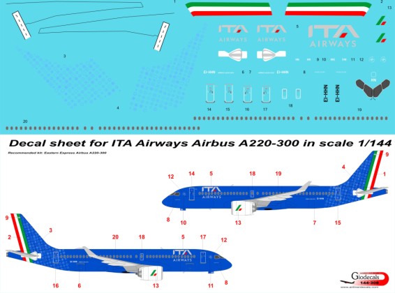 ITA Airways Airbus A220-300