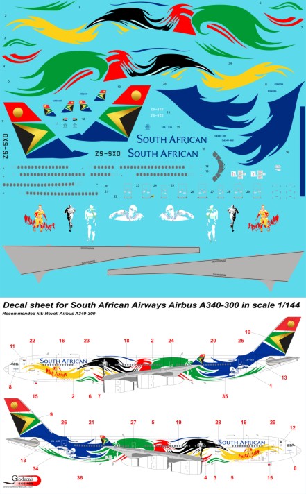South African Airways  Airbus A340-300