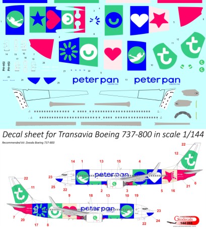 Transavia " Peter Pan " Boeing 737-800