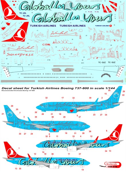 Turkish Airlines / SunExpress Boeing 737-800