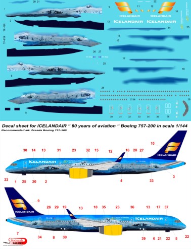 Icelandair "  Vatnajökull" Boeing 757-200