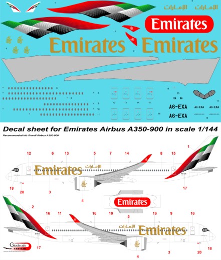 Emirates Airbus A350-900 