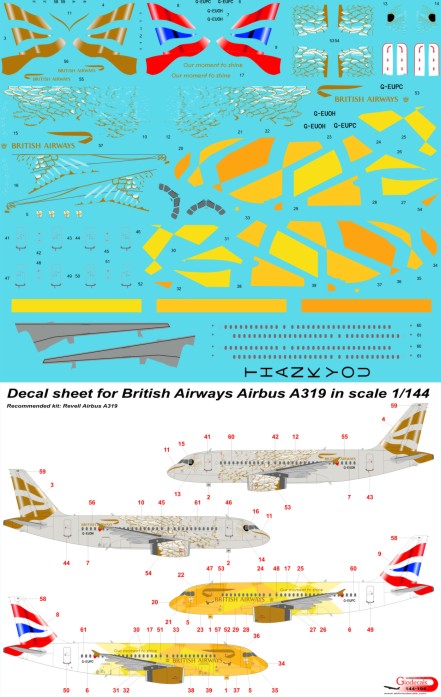 British Airways " london 2012 " Airbus A319
