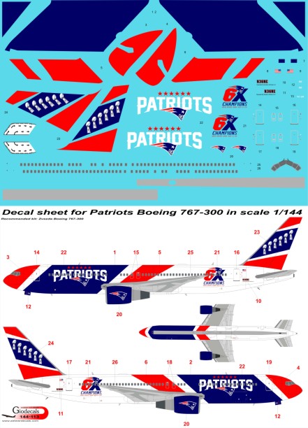  Patriots Boeing 767-300