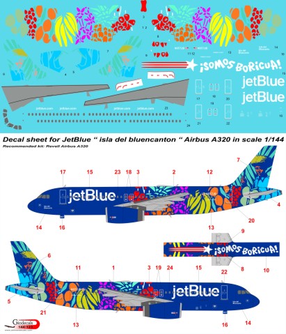 JetBlue "  isla del bluencanto " Airbus A320
