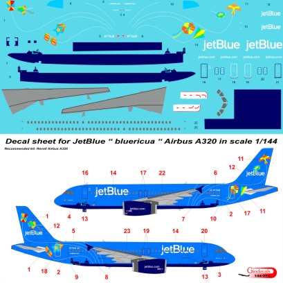 JetBlue "  bluericua " Airbus A320