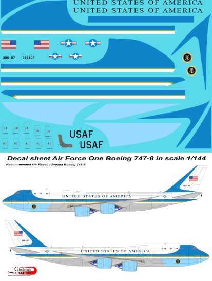 Air Force One Boeing 747-8