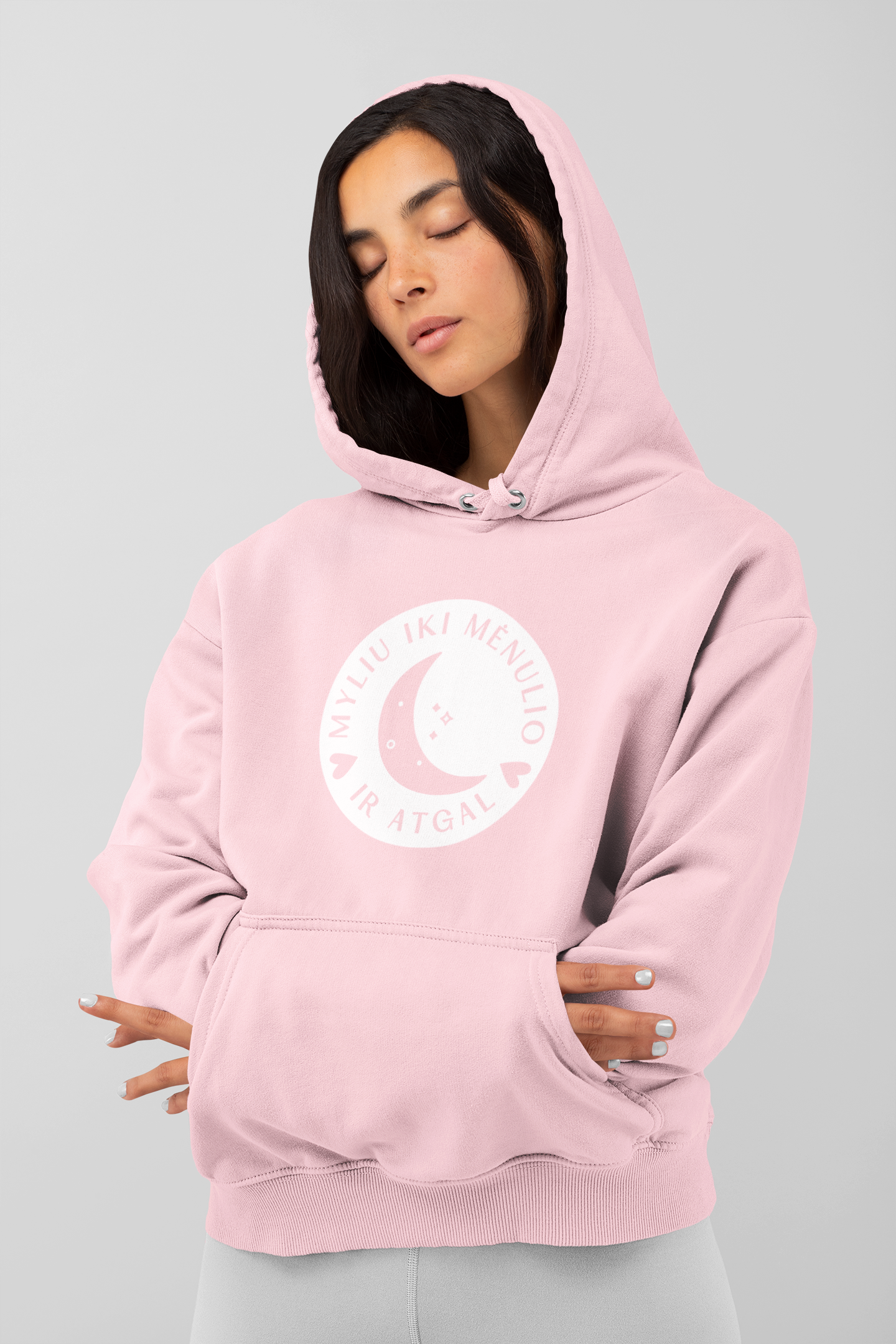 Džemperis "Mėnulis" (su gobtuvu)