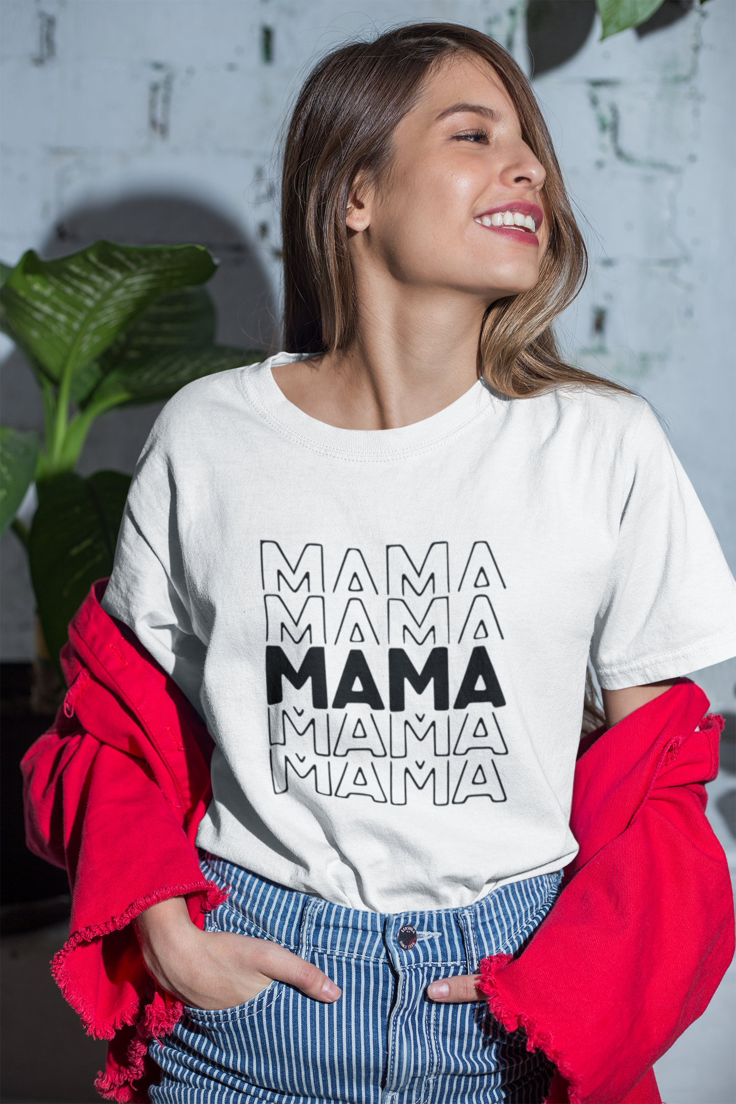 Moteriški marškinėliai "MAMA"