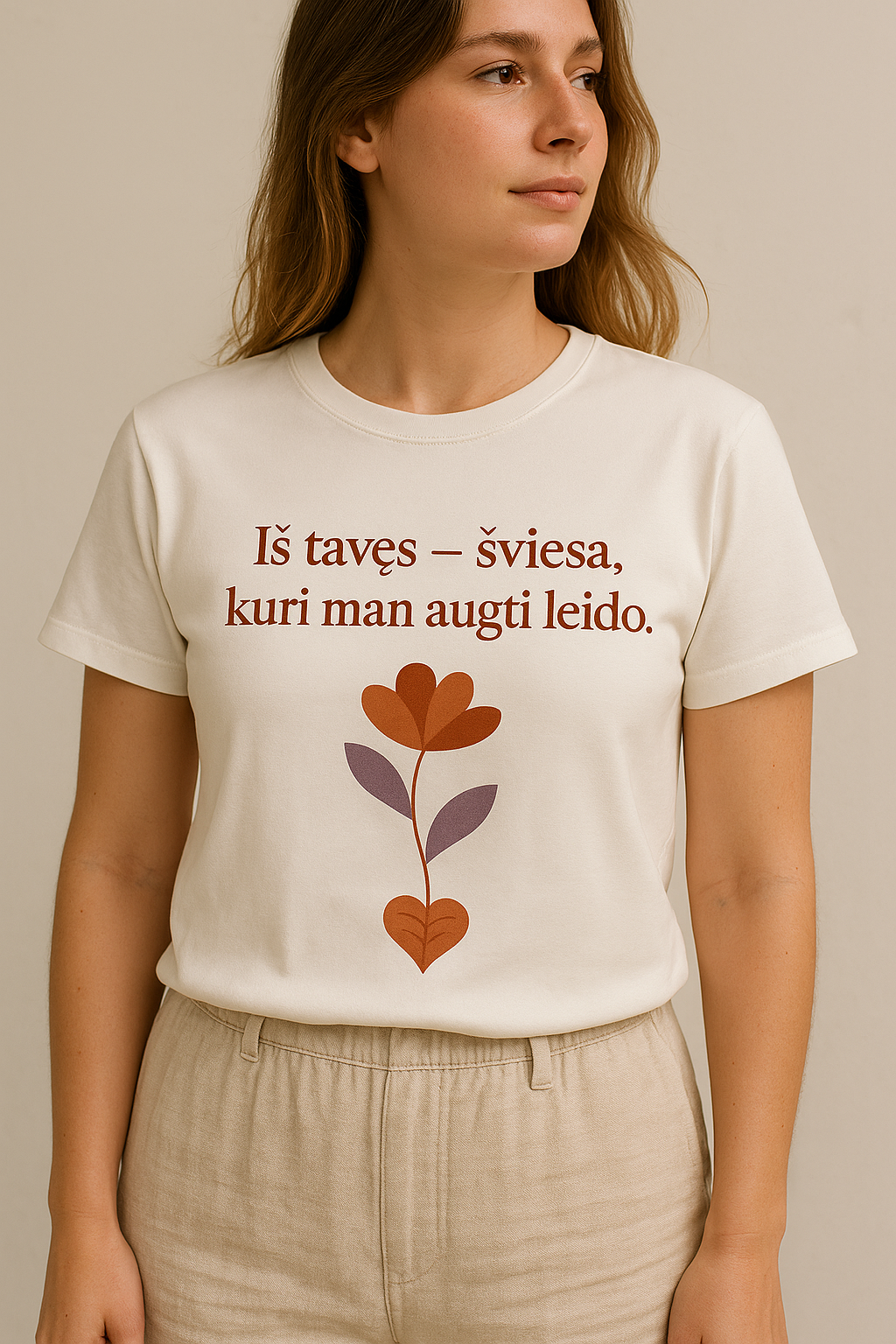 Marškinėliai „Iš tavęs – šviesa“