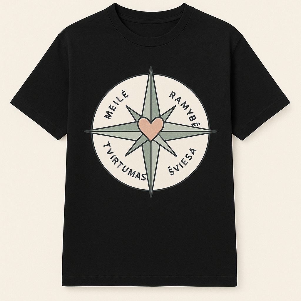 Marškinėliai „MAMA kompasas“