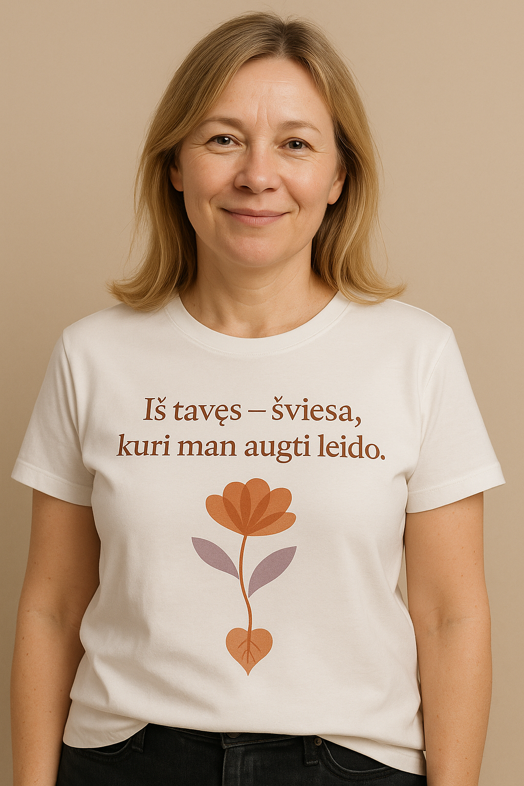 Marškinėliai „Iš tavęs – šviesa“