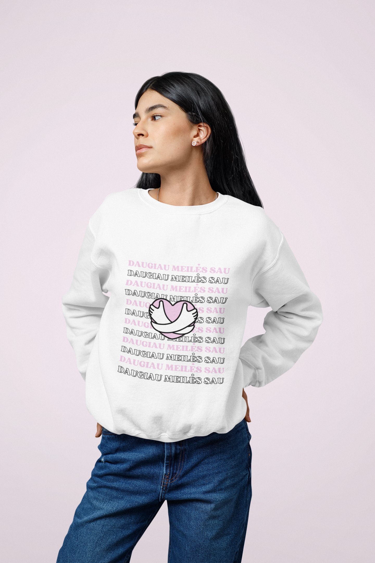 Džemperis "Daugiau meilės sau"