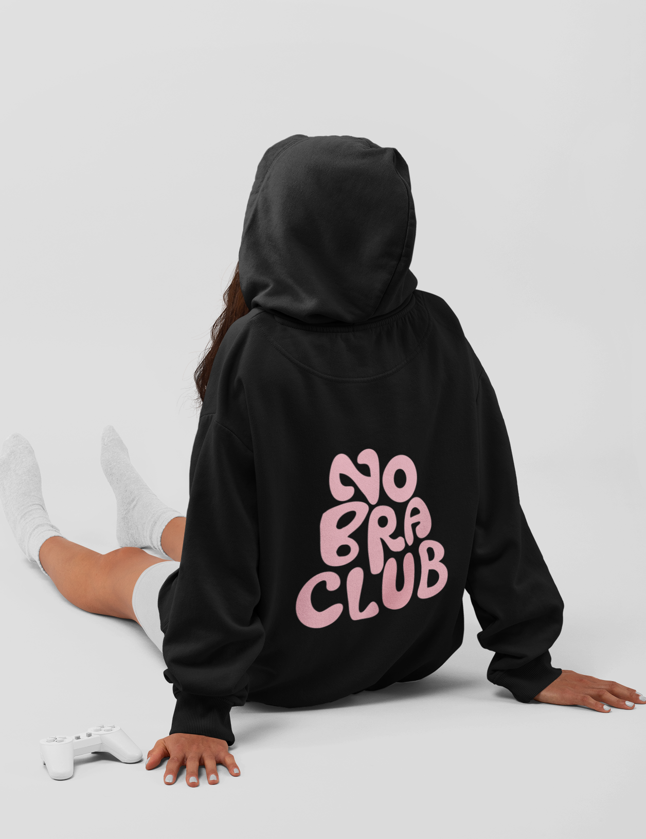 Džemperis "No bra club" (su gobtuvu)