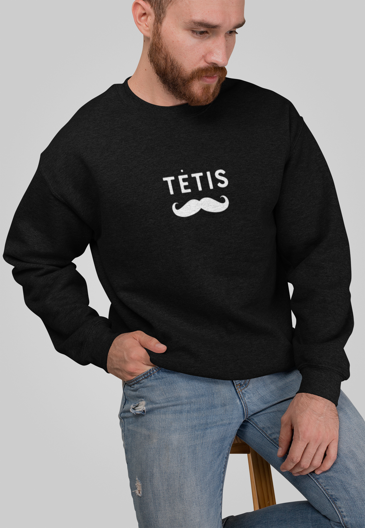 Džemperis "TĖTIS ūsai"