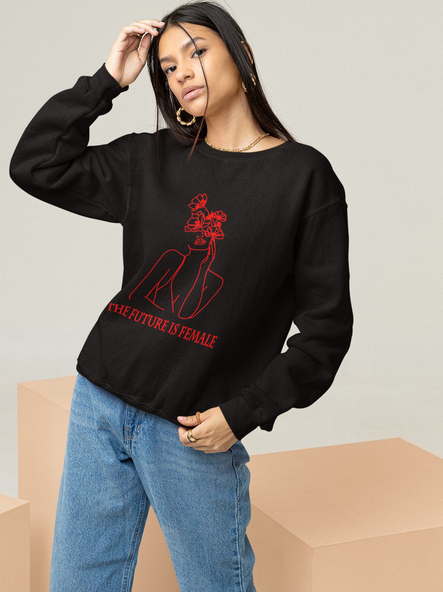 Džemperis "THE FUTURE IS FEMALE"