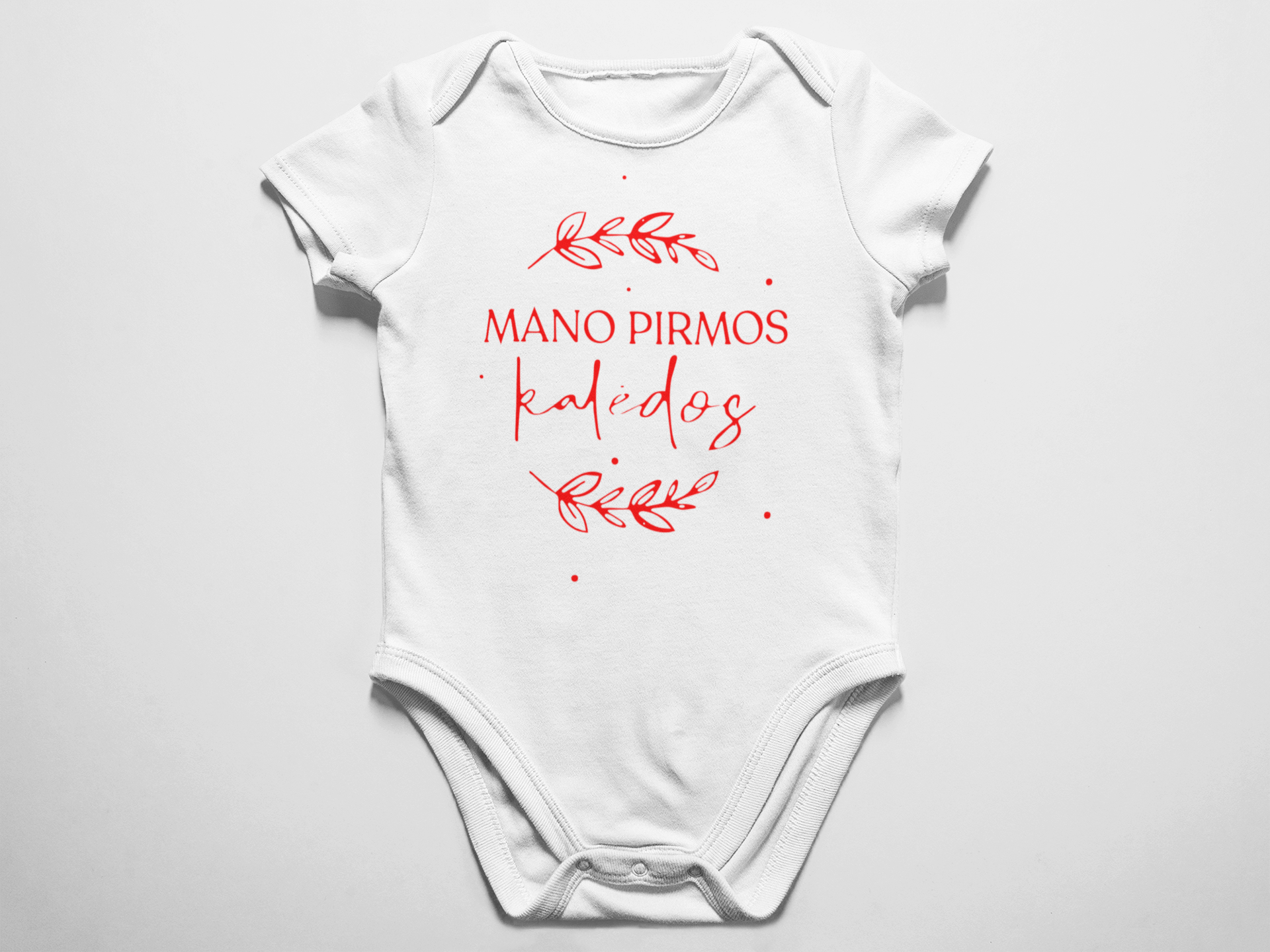 Kalėdinis baltas smėlinukas Mano pirmos kalėdos