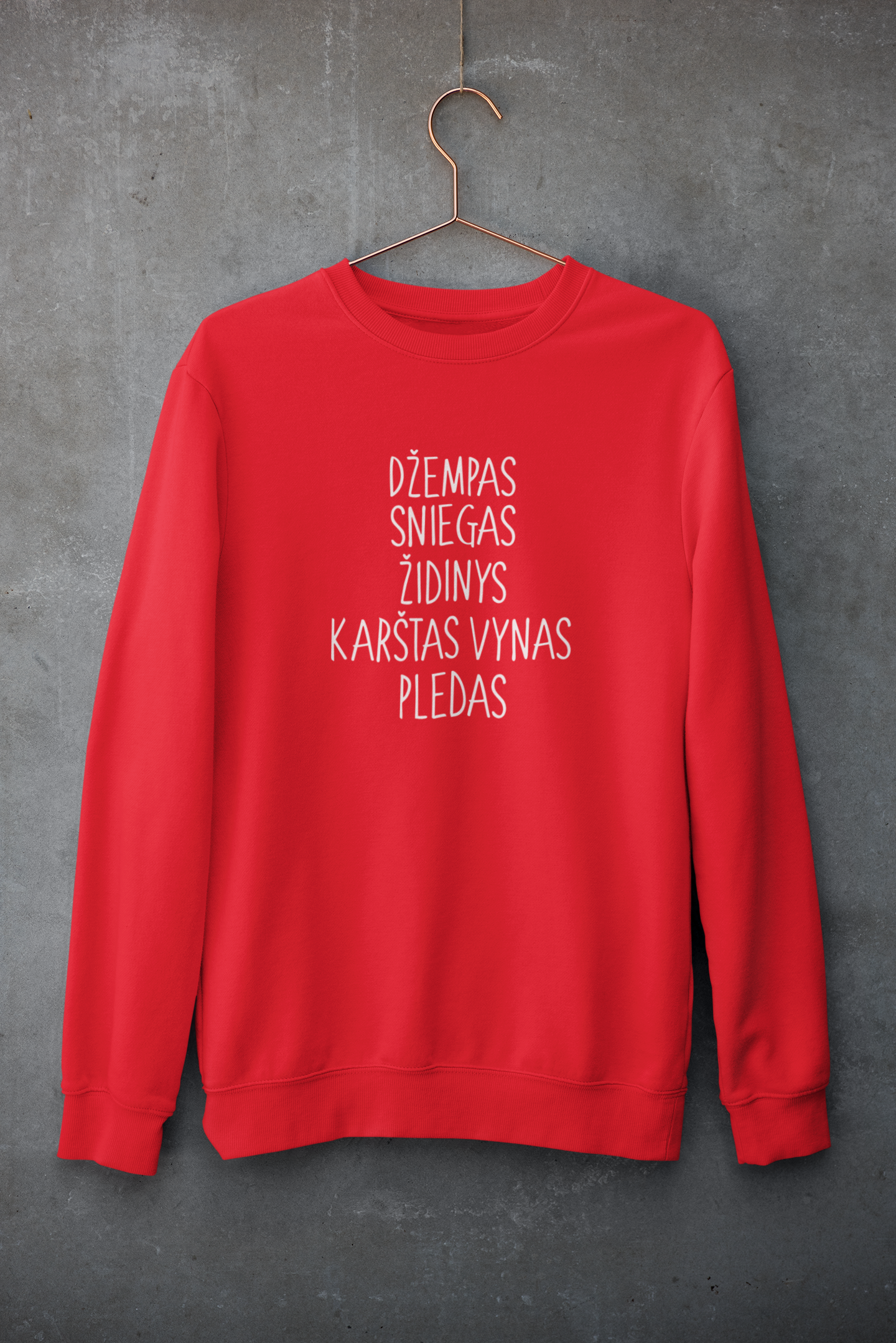 Kalėdinis unisex  džemperis Kalėdos