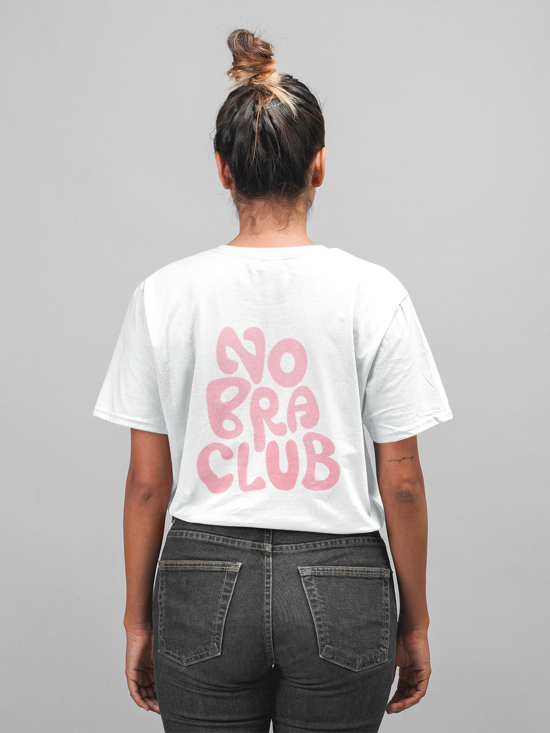 Marškinėliai "No bra club"