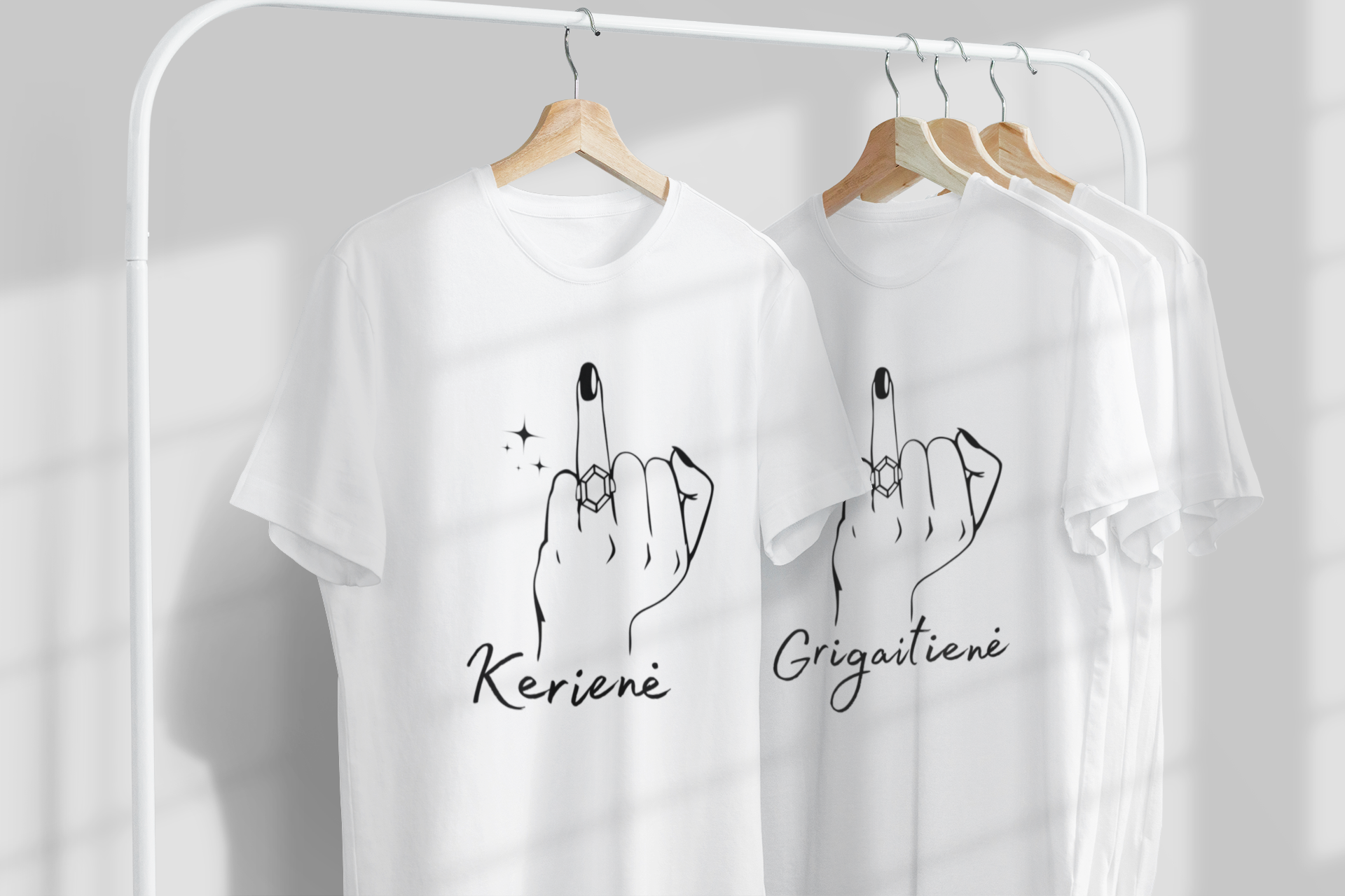 Mergvakario marškinėliai "Žiedas"