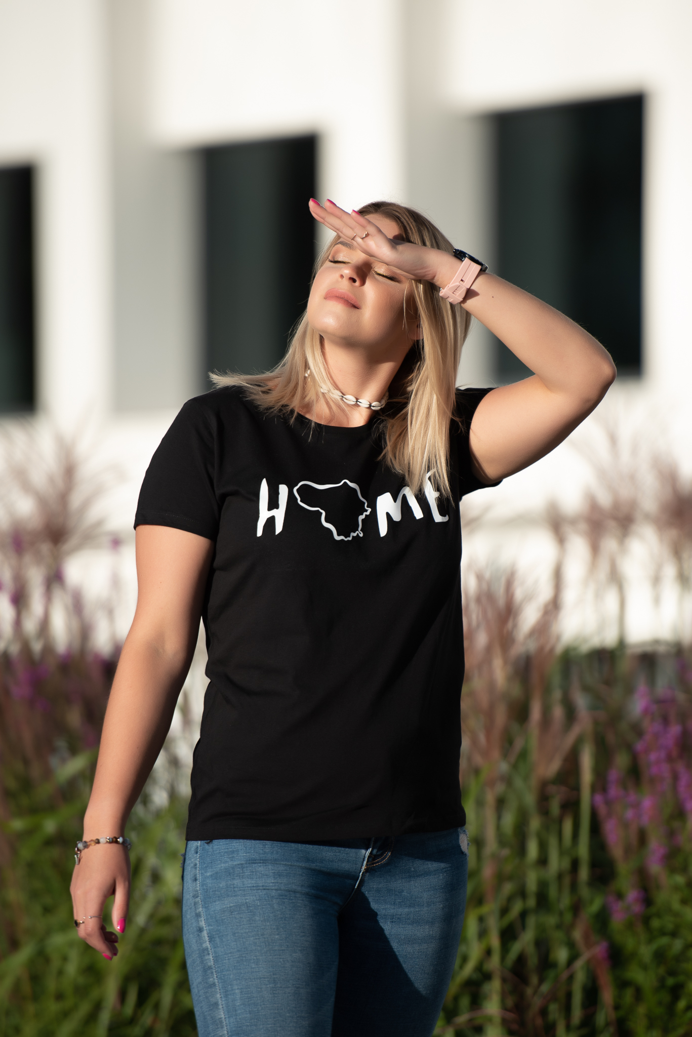 Moteriški marškinėliai "HOME"