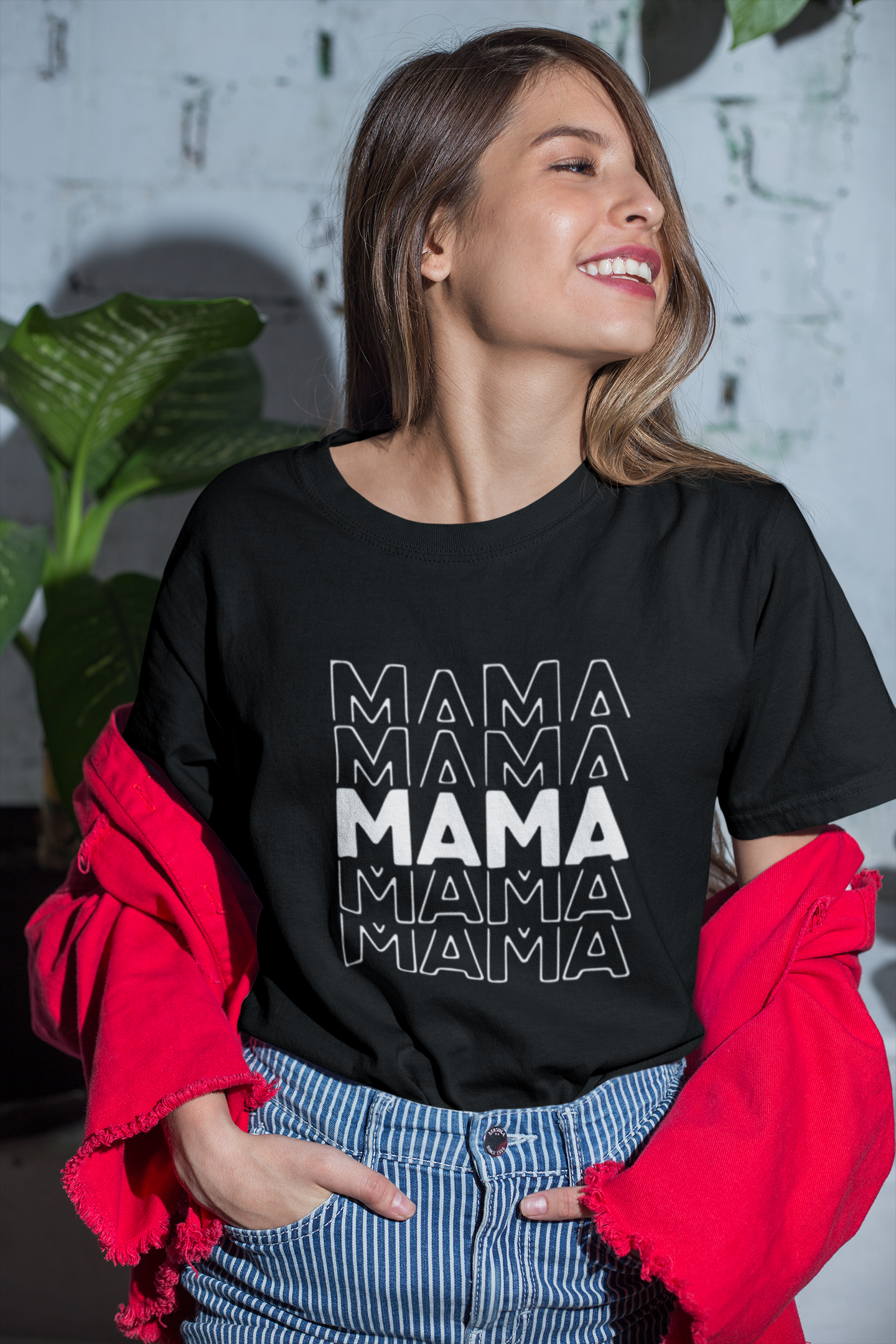 Moteriški marškinėliai "MAMA"