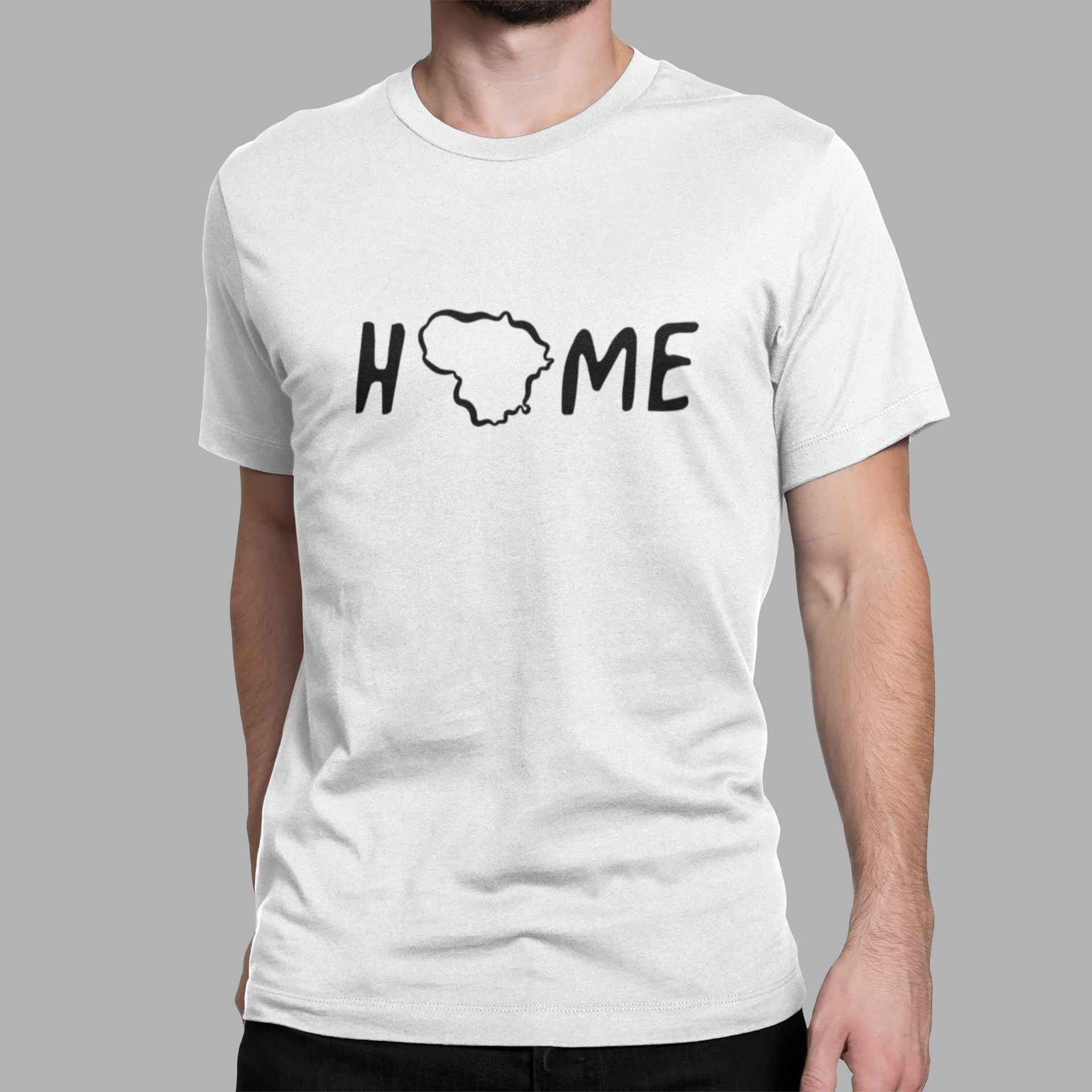 Unisex marškinėliai "HOME"