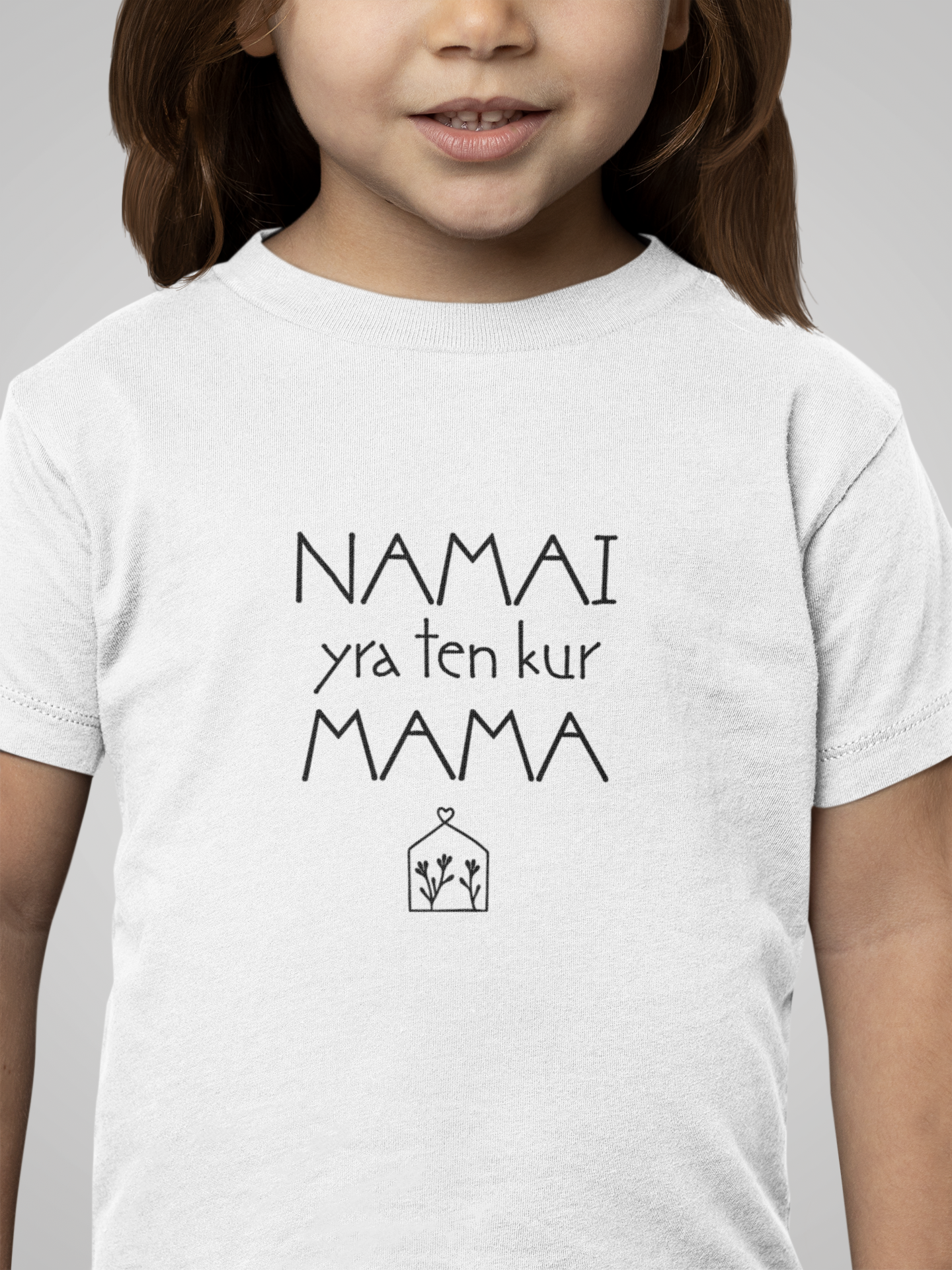 UNISEX vaikiški marškinėliai "NAMAI TEN KUR MAMA"